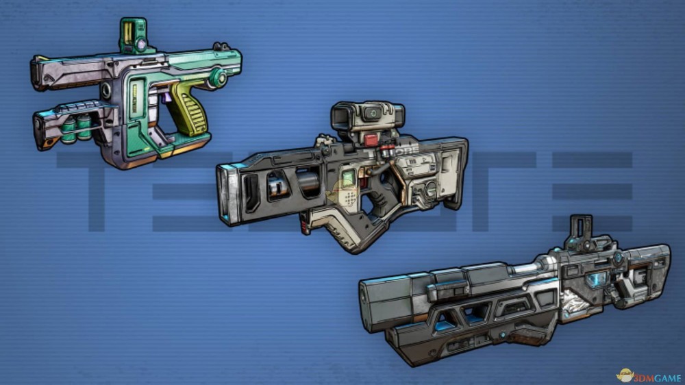 《无主之地3》各大厂商武器模型新图一览