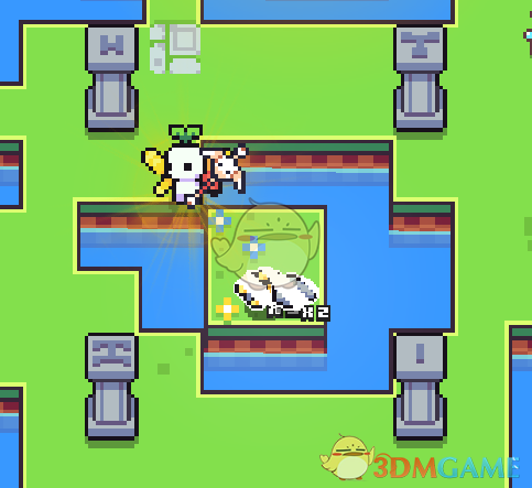 《浮岛物语》四个柱子那关怎么过