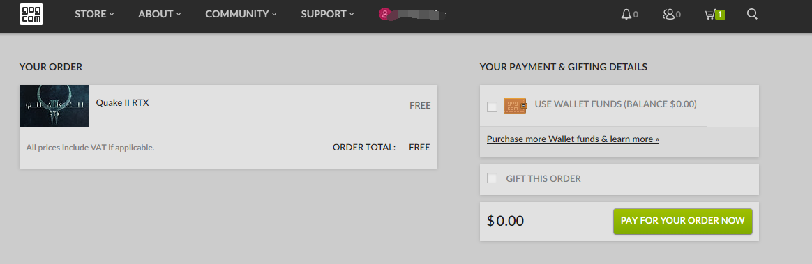 叽哩今日喜加一整理|GOG喜加一，《雷神之锤2 RTX》免费领