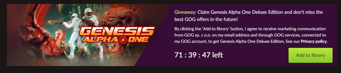 叽哩今日喜加一整理|GOG喜加一，《创世纪：阿尔法一号 豪华版》免费领