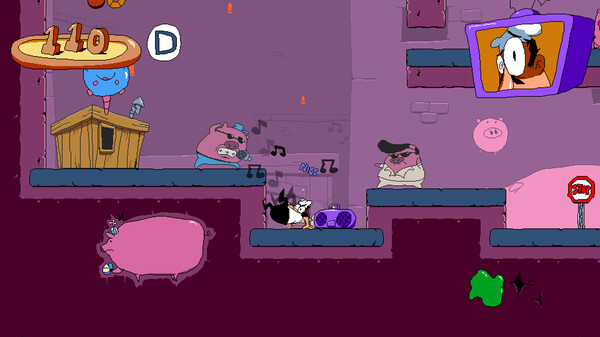 《披萨塔 Pizza Tower》中文版百度云迅雷下载Build.15627293|容量259MB|官方简体中文|支持键盘.鼠标.手柄