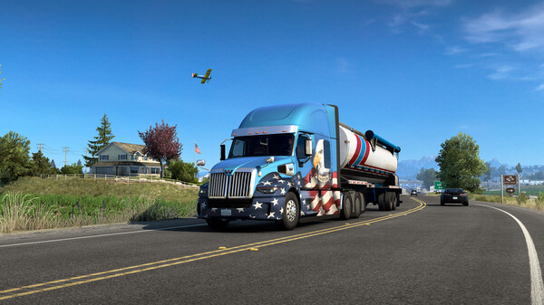 《美国卡车模拟 American Truck Simulator》中文版百度云迅雷下载v1.49.3.14s|整合全DLC|容量18.3GB|官方简体中文|支持键盘.鼠标.手柄