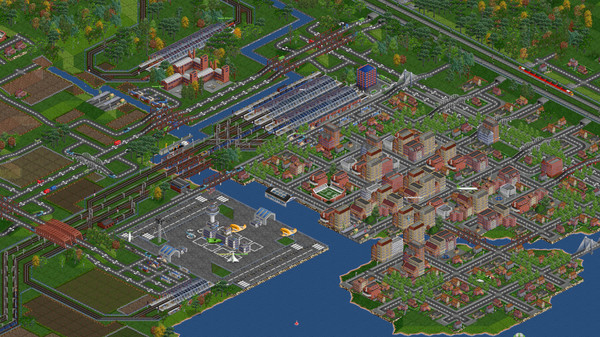 《运输大亨 OpenTTD》中文版百度云迅雷下载v14.0|容量47MB|官方简体中文|支持键盘.鼠标