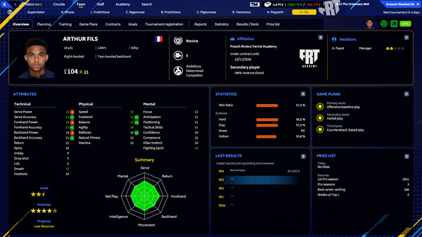 《网球经理2023 Tennis Manager 2023》英文版百度云迅雷下载 《网球经理2023 Tennis Manager 2023》英文版百度云迅雷下载