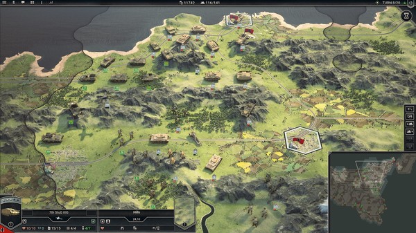《装甲军团2 Panzer Corps 2》中文版百度云迅雷下载集成前线昔兰尼加DLC