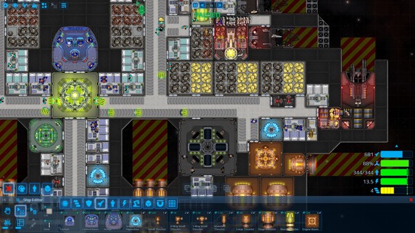 《Cosmoteer：星际飞船设计师兼舰长 Cosmoteer: Starship Architect &amp; Commander》中文版百度云迅雷下载v0.25.2|容量1.36GB|官方简体中文|支持键盘.鼠标