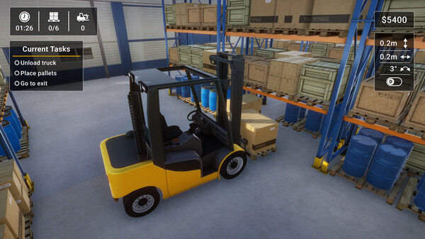 《叉车模拟器2023 Forklift Simulator 2023》中文版百度云迅雷下载