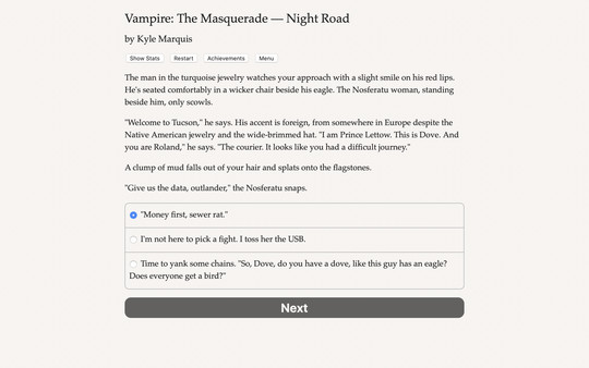 《吸血鬼：避世血族之夜路 Vampire: The Masquerade — Night Road》英文版百度云迅雷下载