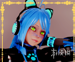 《AI少女》性感蓝发耳机少女MOD电脑版下载