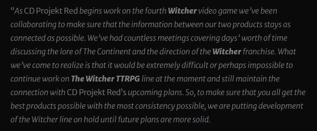 《巫师4》已进入开发阶段