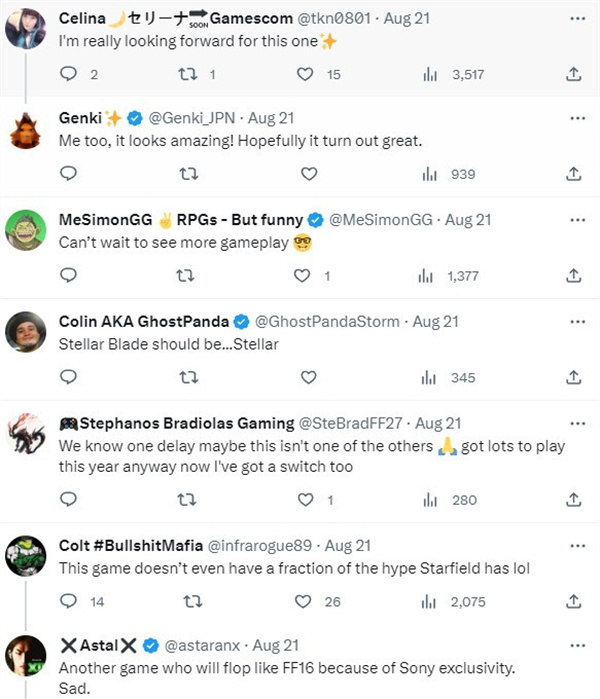 油腻师姐谁不爱！外网玩家仍在期待《星刃》