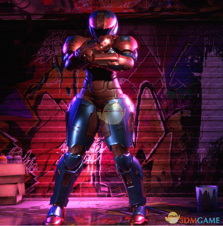 《街头霸王6》穿蓝红色眩光斯巴达铠甲的嘉米合集MOD电脑版下载