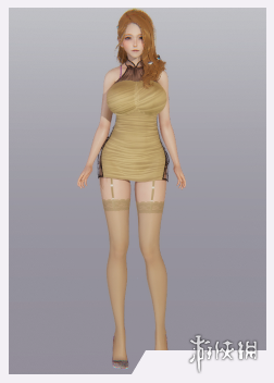 《AI少女》金发大胸漂亮紧身包臀美女MOD电脑版下载