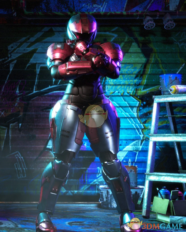 《街头霸王6》穿红蓝色眩光斯巴达铠甲的嘉米合集MOD电脑版下载