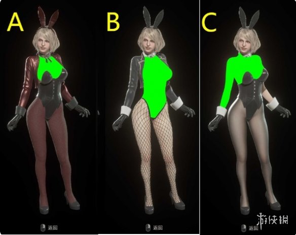《生化危机4：重制版》阿什莉三款兔女郎服装MOD[正式版]电脑版下载