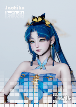 《AI少女》蓝色系异域偶像小姐姐MOD电脑版下载