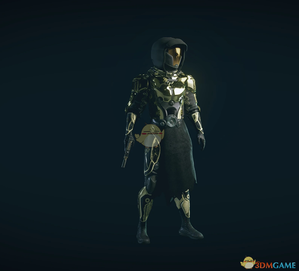 《星空》男式黑金星空贵族战斗盔甲插件MOD电脑版下载