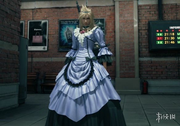 《最终幻想7：重制版》克劳德公主裙MOD电脑版下载