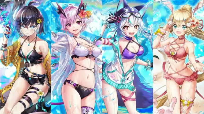 日本游戏媒体调查233位泳装美少女角色，总结出2023 年泳装流行趋势