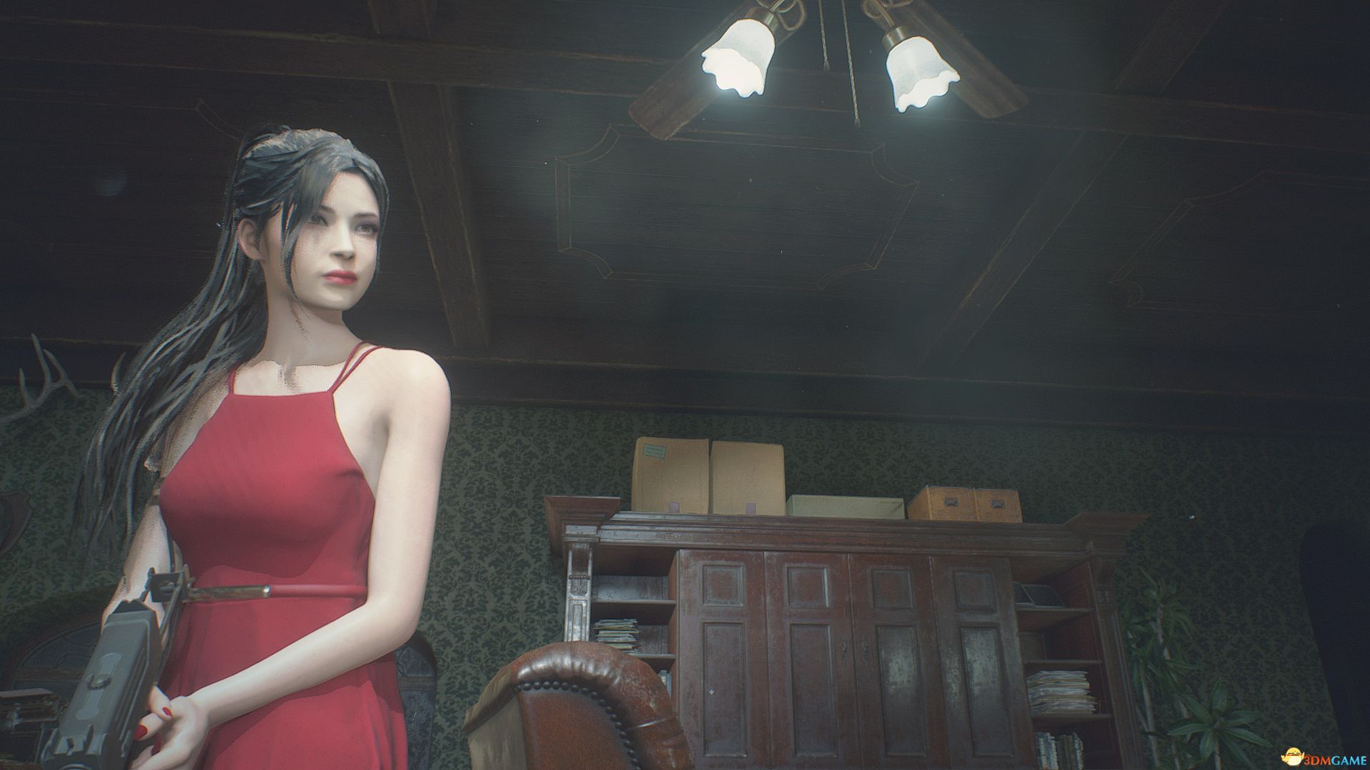 《生化危机2：重制版》艾达红色凯瑟琳吊带服MOD电脑版下载