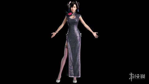 《最终幻想7：重制版》蒂法性感中式豹纹旗袍MOD电脑版下载