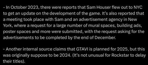 R星总裁会见广告公司为《GTA6》做营销准备