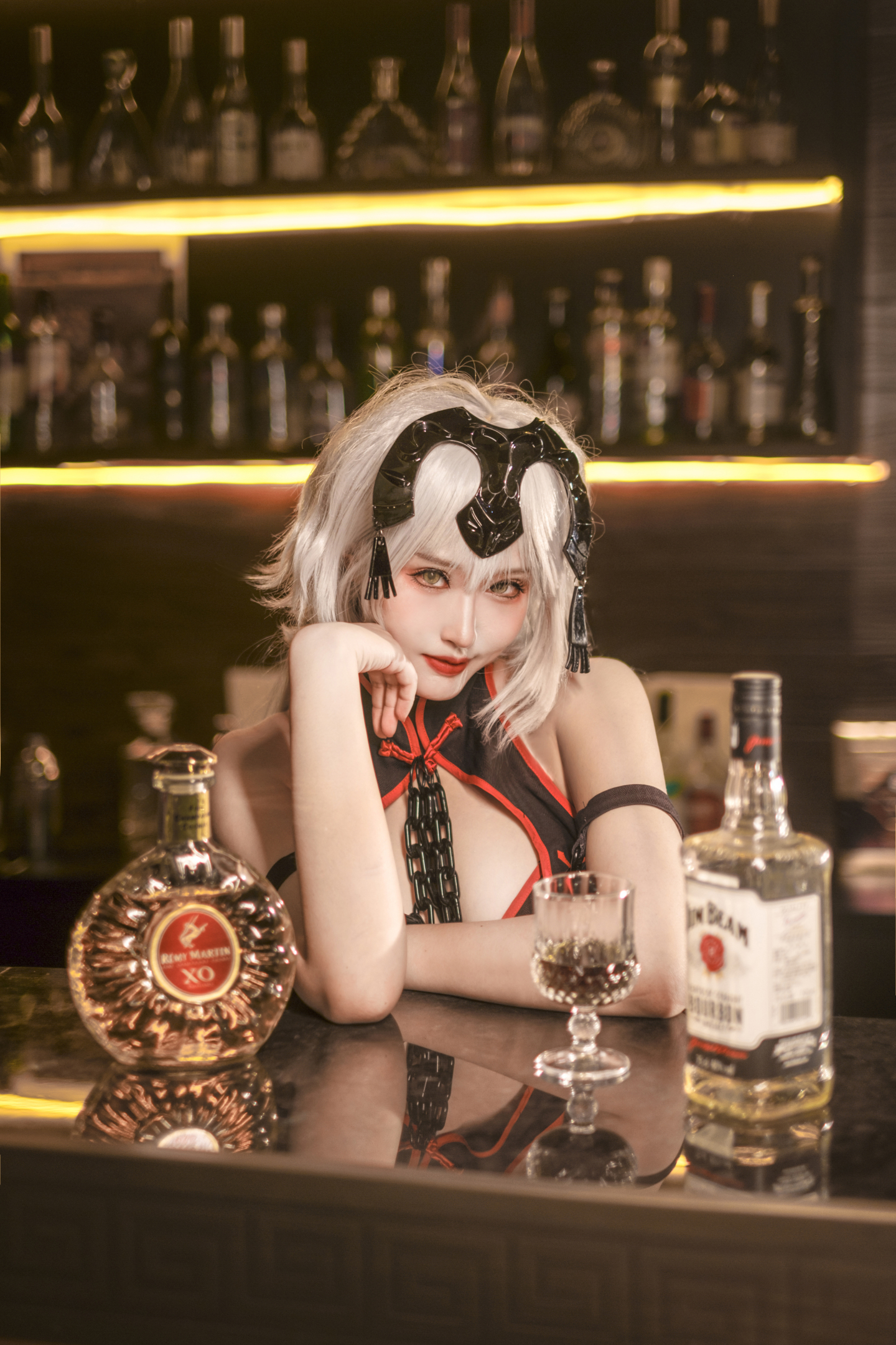 动漫Coser@虚空_澪绫 黑贞德旗袍