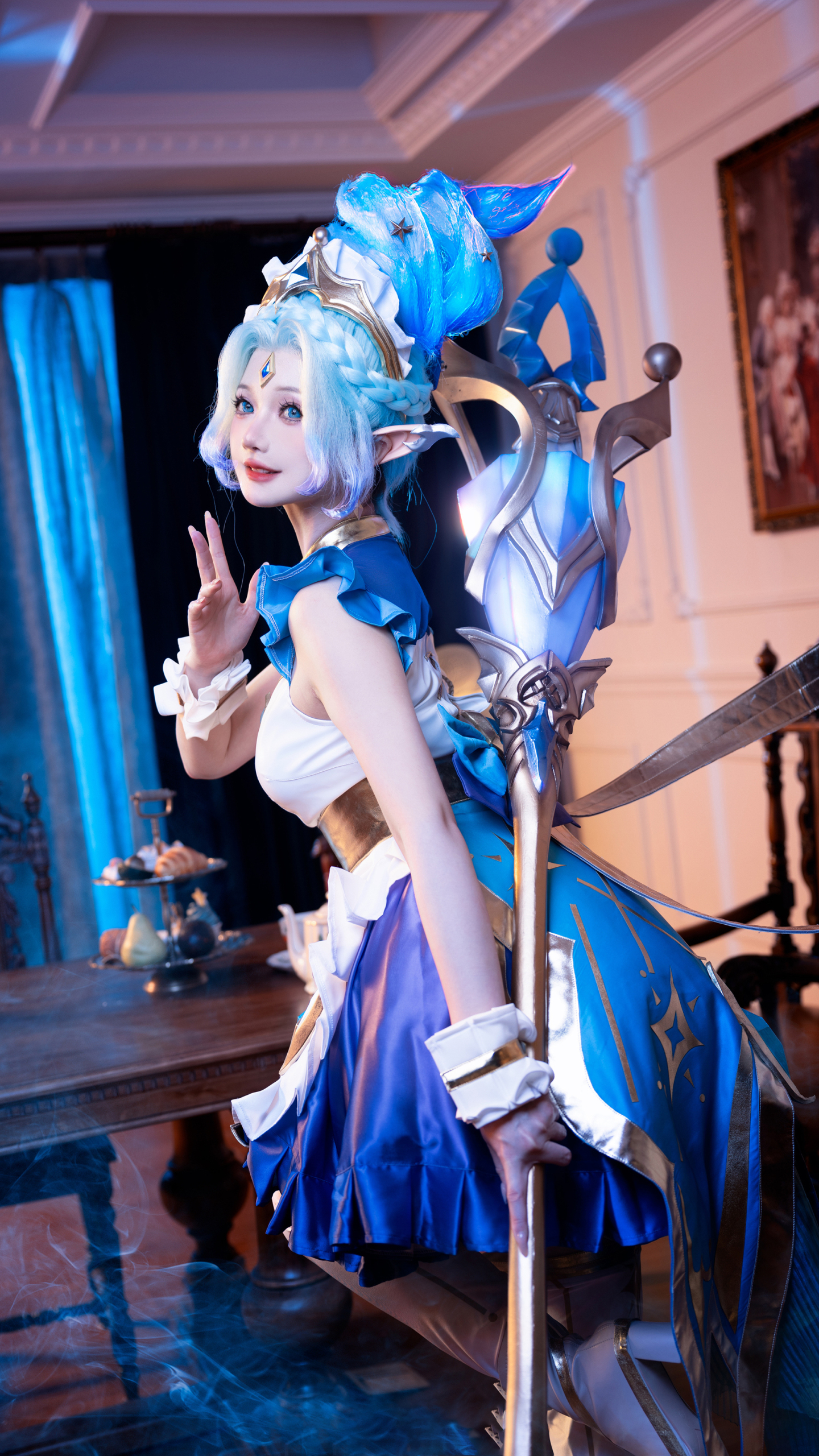 动漫Coser@露兒大魔王_《金铲铲之战》迦娜