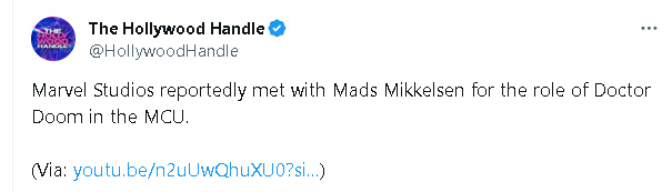 曝麦叔就出演毁灭博士和漫威进行会面