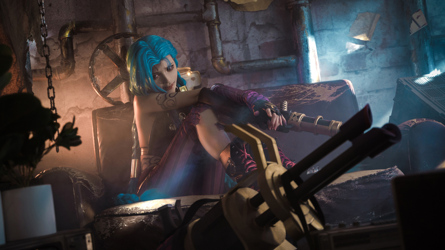 动漫Coser@千城夜vv《双城之战》金克丝