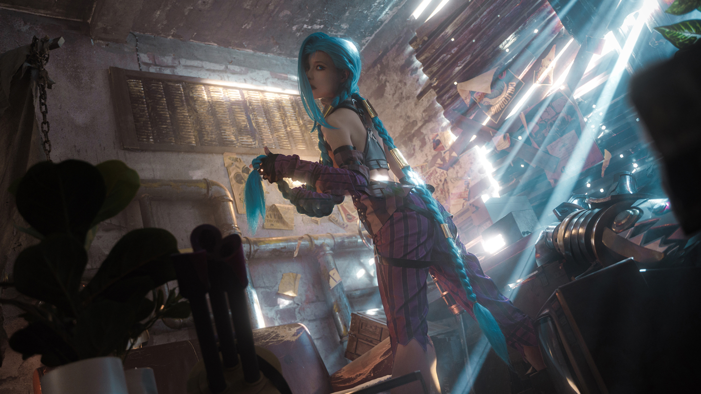 动漫Coser@千城夜vv《双城之战》金克丝