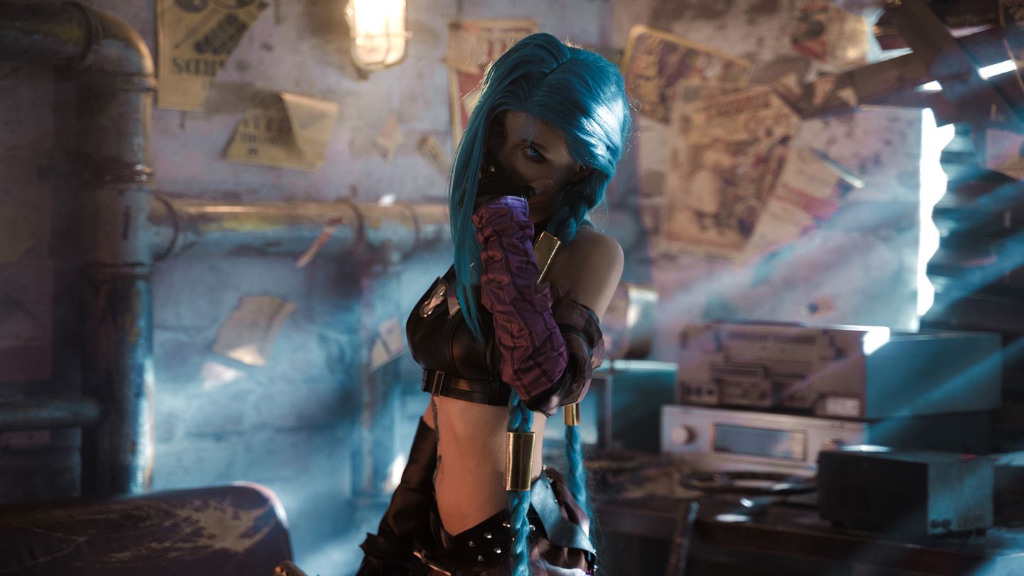 动漫Coser@千城夜vv《双城之战》金克丝