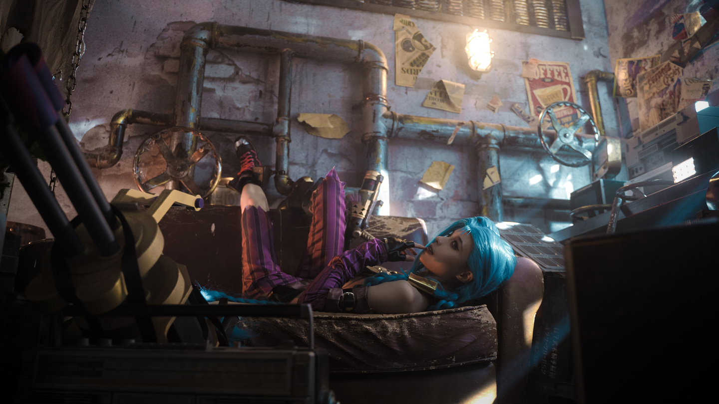 动漫Coser@千城夜vv《双城之战》金克丝