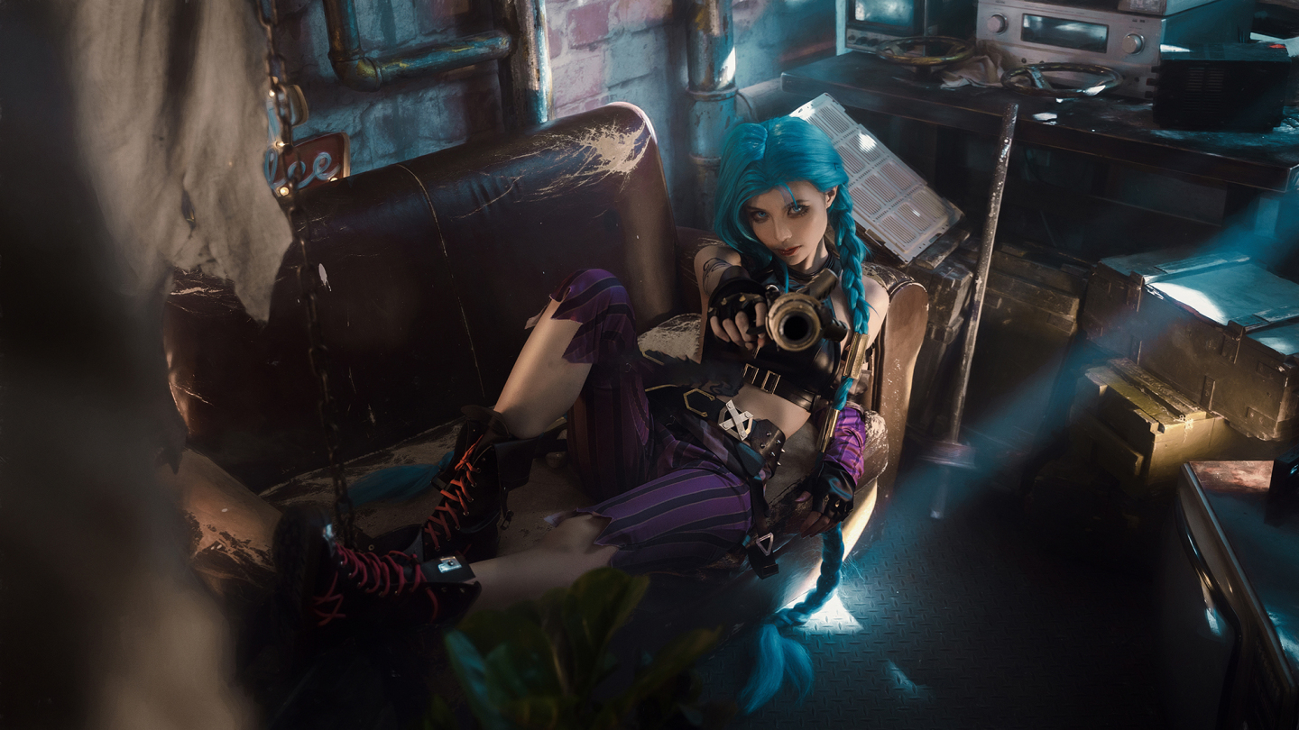 动漫Coser@千城夜vv《双城之战》金克丝