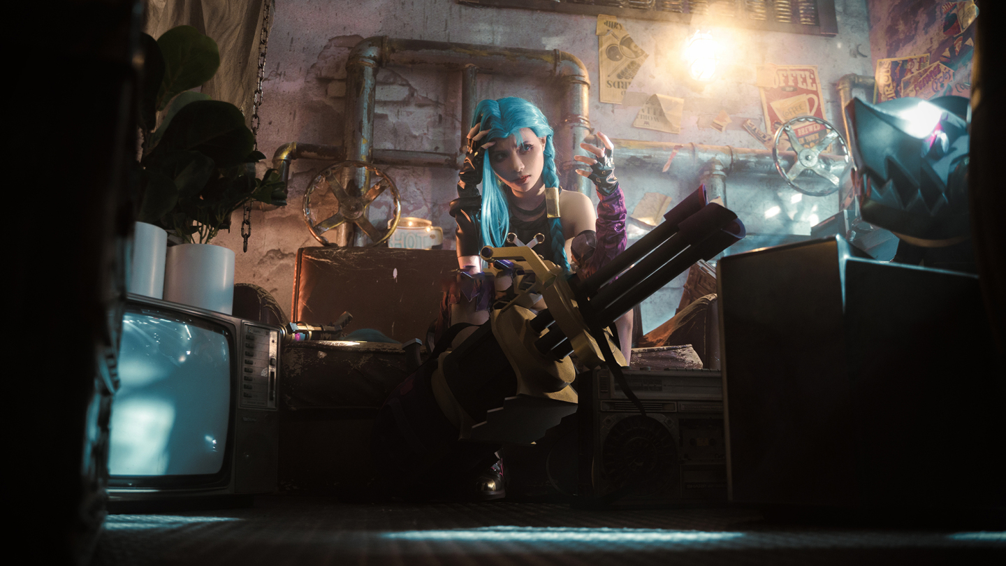 动漫Coser@千城夜vv《双城之战》金克丝