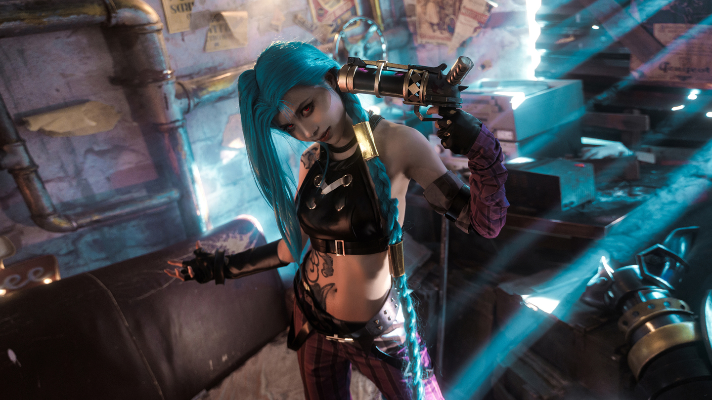 动漫Coser@千城夜vv《双城之战》金克丝