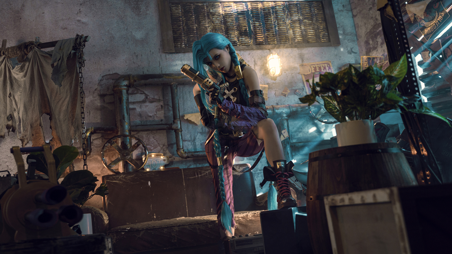 动漫Coser@千城夜vv《双城之战》金克丝